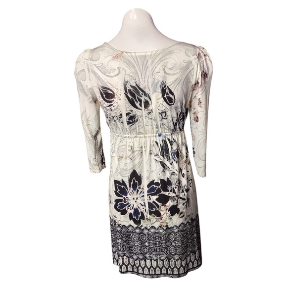 S-Twelve Abstract Patterned Dress - Picture 2 of 5